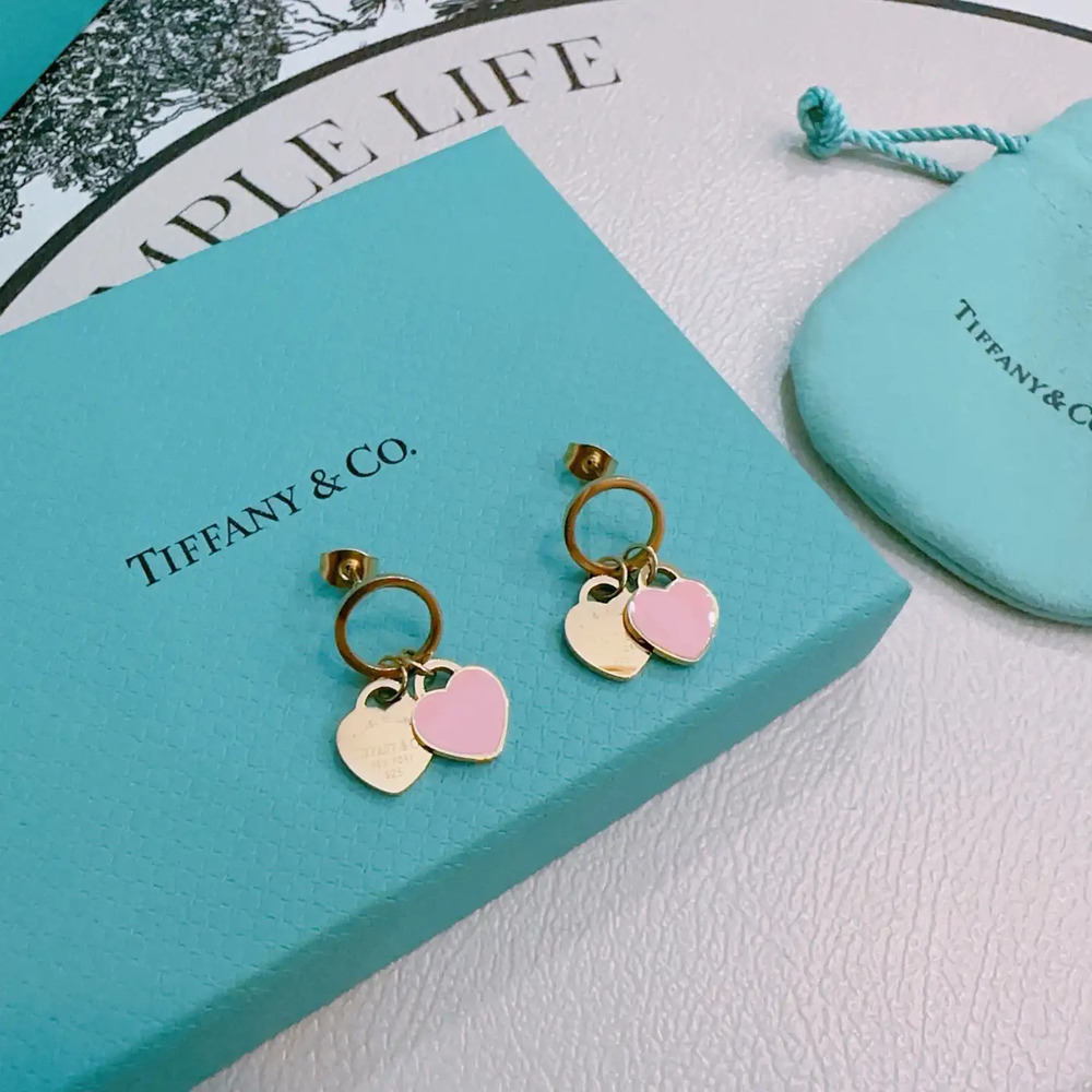 Tiffany & Co. Circle Heart Earrings